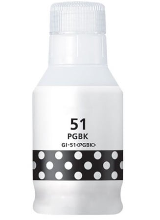 Compatible Canon GI-51BK Black Ink Bottle 